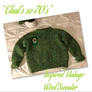 60’s Inspired Vintage Sweater xs